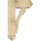 Ekena Millwork Merced Arts and Crafts Rough Sawn Bracket w/ Offset Brace, Douglas Fir, 8"W x 20"D x 32"H BKT0806X20X32MRC03RDF - alternate 4